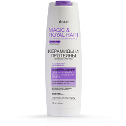 Magic&Royal Hair Керамиды и Протеины Шампунь-филлер для укрепления и восстановления волос, 400мл